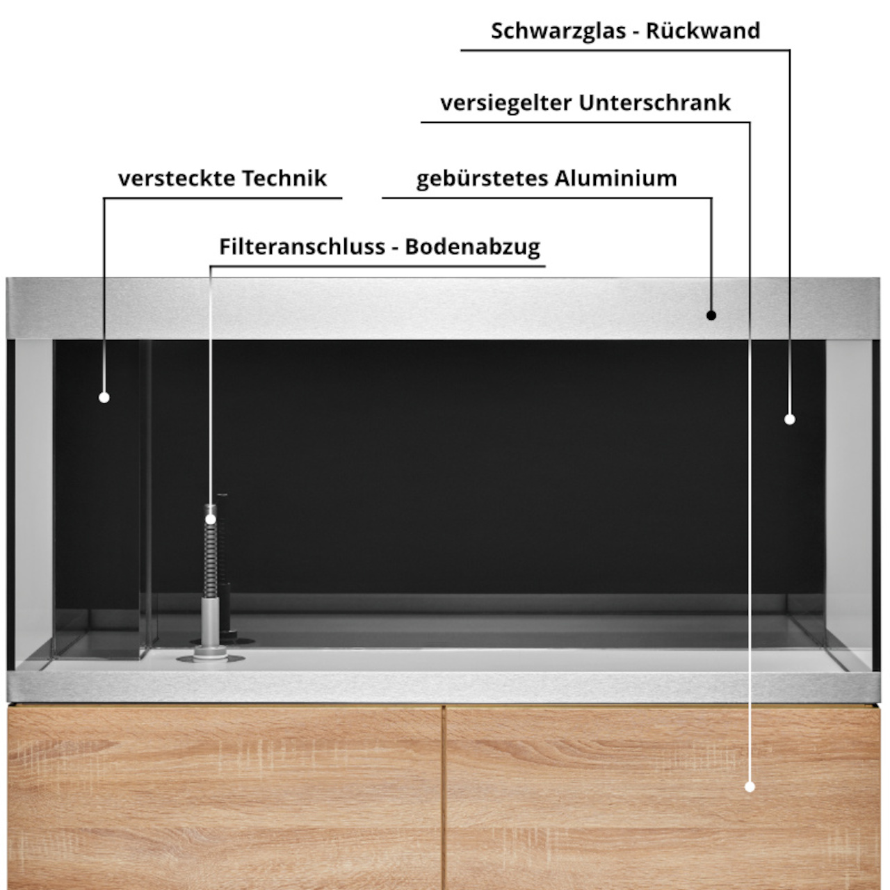 Oase HighLine optiwhite 300 Eiche