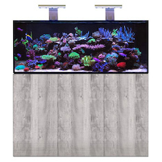 D-D Aqua-Pro Reef 1500- METAL FRAME- DRIFTWOOD CONCRETE