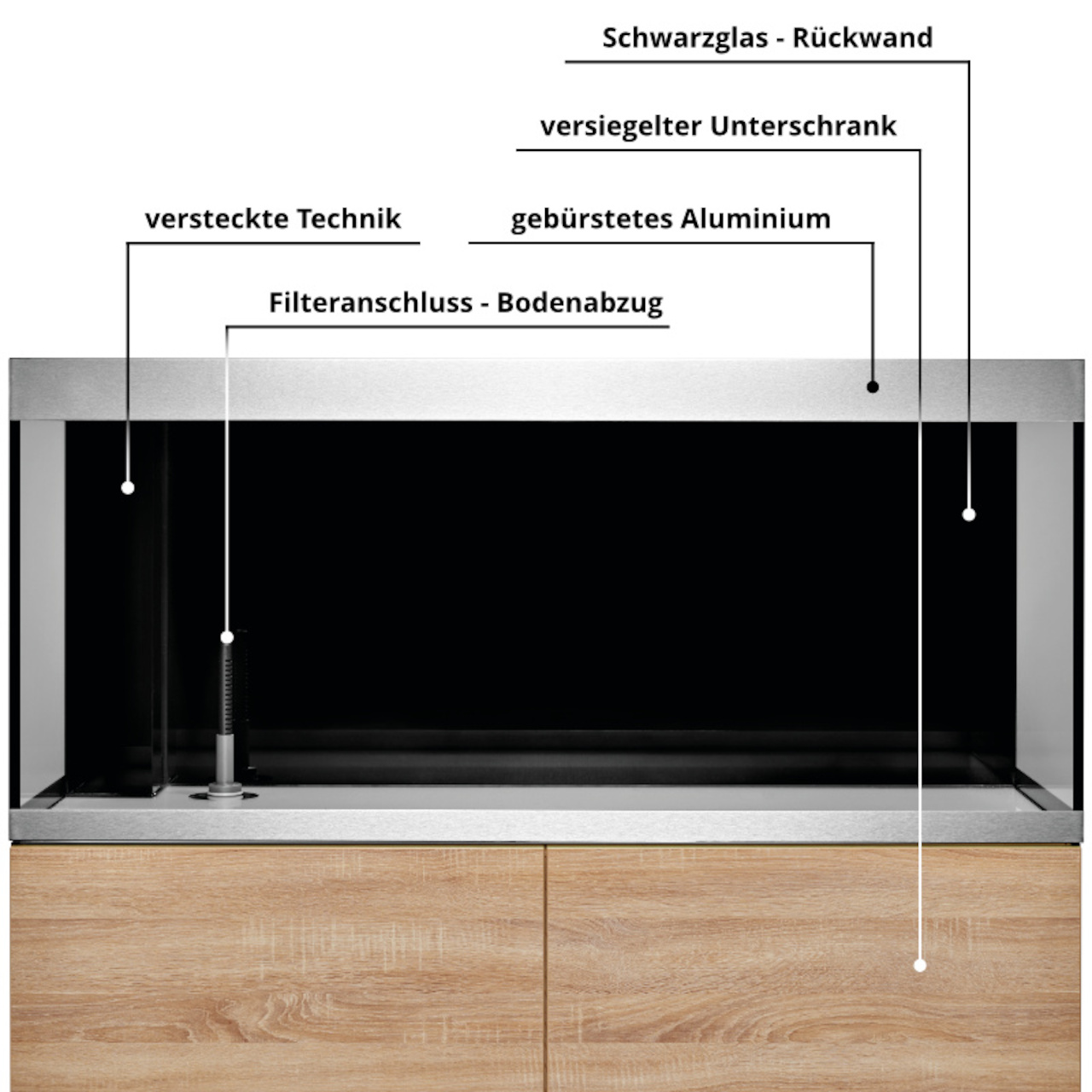 Oase HighLine optiwhite 400 Eiche